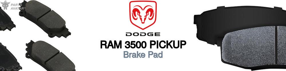 Discover Dodge Ram 3500 pickup Brake Pads For Your Vehicle
