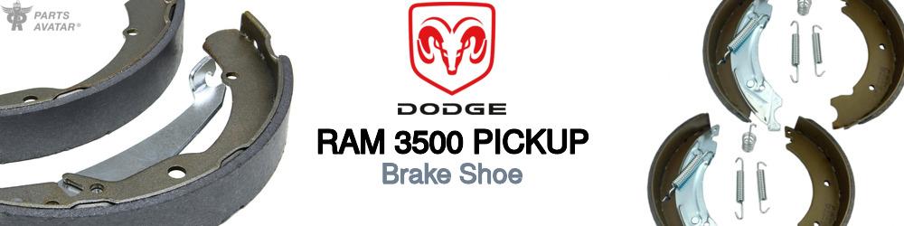 Discover Dodge Ram 3500 pickup Brake Shoes For Your Vehicle