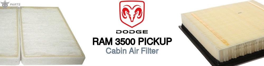 Discover Dodge Ram 3500 pickup Cabin Air Filters For Your Vehicle