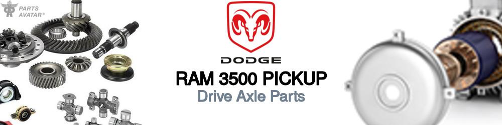 Discover Dodge Ram 3500 pickup CV Axle Parts For Your Vehicle