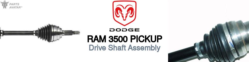 Discover Dodge Ram 3500 pickup Driveshafts For Your Vehicle