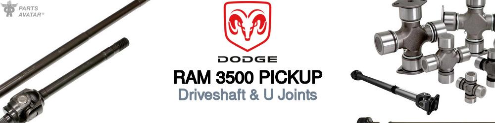 Dodge Ram 3500 Driveshaft & U Joints