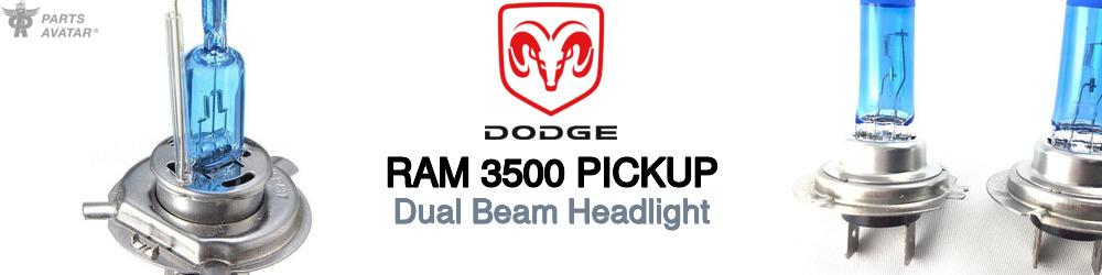 Discover Dodge Ram 3500 pickup High and Low Beams Bulbs For Your Vehicle