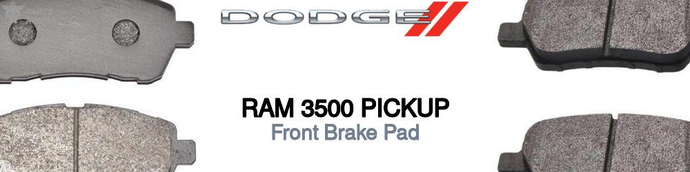 Discover Dodge Ram 3500 pickup Front Brake Pads For Your Vehicle