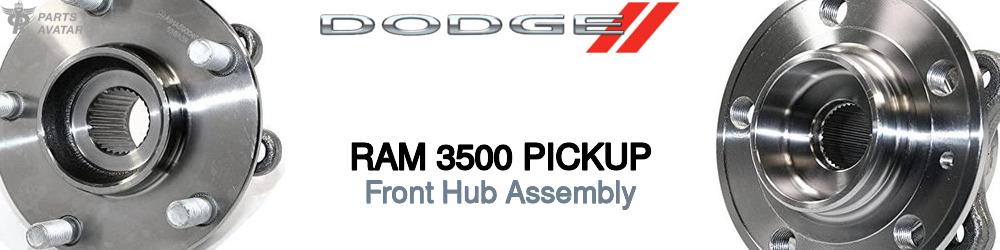 Dodge Ram 3500 Front Hub Assembly