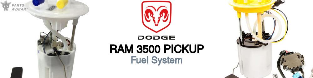 Dodge Ram 3500 Fuel System