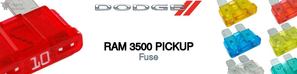 Discover Dodge Ram 3500 pickup Fuses For Your Vehicle