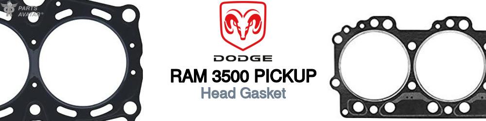 Discover Dodge Ram 3500 pickup Engine Gaskets For Your Vehicle