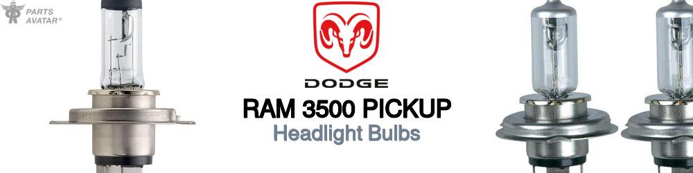 Dodge Ram 3500 Headlight Bulbs