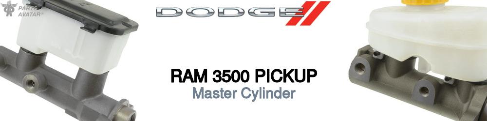 Discover Dodge Ram 3500 pickup Master Cylinders For Your Vehicle