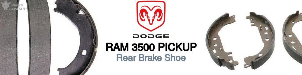 Discover Dodge Ram 3500 pickup Rear Brake Shoe For Your Vehicle