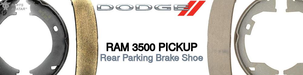 Discover Dodge Ram 3500 pickup Parking Brake Shoes For Your Vehicle