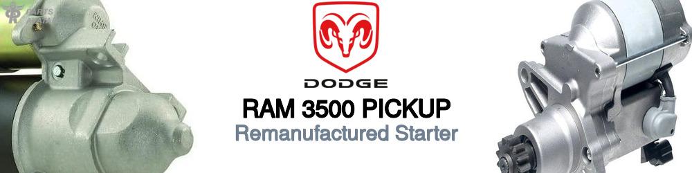 Discover Dodge Ram 3500 pickup Starter Motors For Your Vehicle