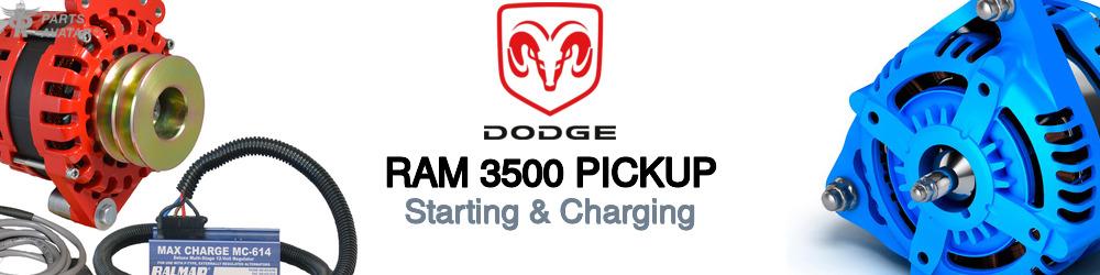 Discover Dodge Ram 3500 pickup Starting & Charging For Your Vehicle