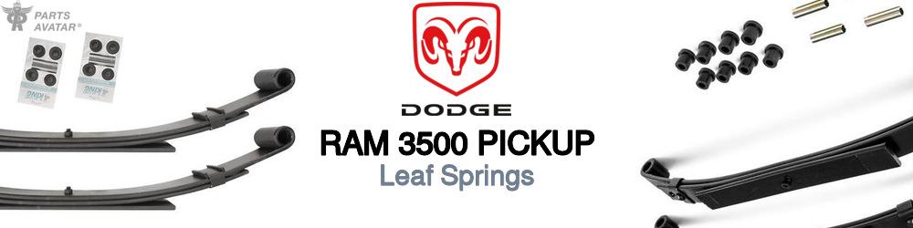 Dodge Ram 3500 Leaf Springs