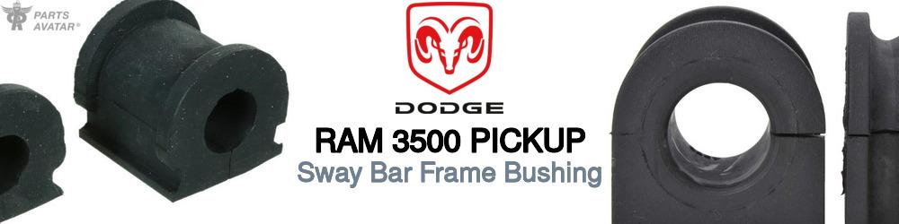 Discover Dodge Ram 3500 pickup Sway Bar Frame Bushings For Your Vehicle