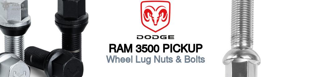 Discover Dodge Ram 3500 pickup Wheel Lug Nuts & Bolts For Your Vehicle