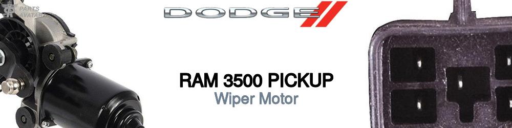 Discover Dodge Ram 3500 pickup Wiper Motors For Your Vehicle