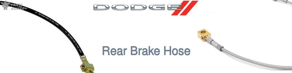 Discover Dodge Rear Brake Hoses For Your Vehicle