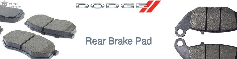 Discover Dodge Rear Brake Pads For Your Vehicle