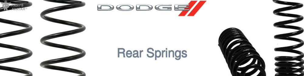 Discover Dodge Rear Springs For Your Vehicle