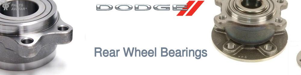 Discover Dodge Rear Wheel Bearings For Your Vehicle
