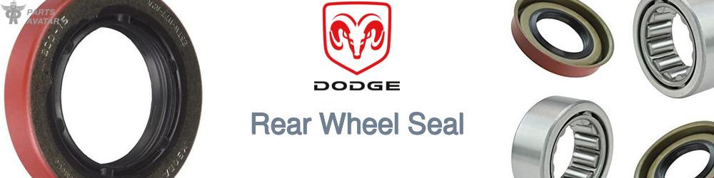 Discover Dodge Rear Wheel Bearing Seals For Your Vehicle