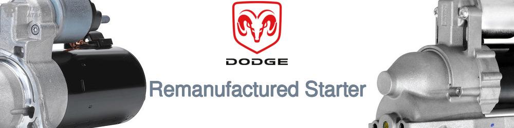 Discover Dodge Starter Motors For Your Vehicle