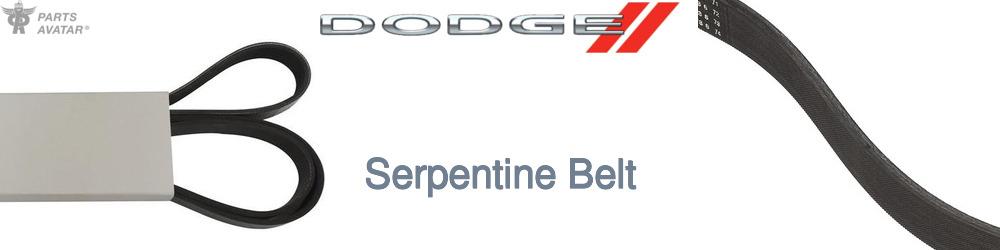 Discover Dodge Serpentine Belts For Your Vehicle