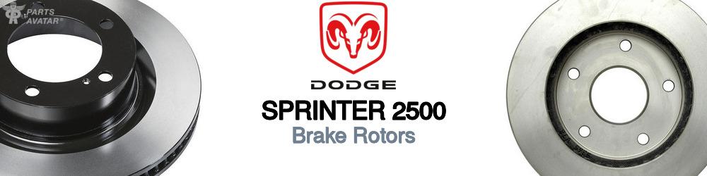 Discover Dodge Sprinter 2500 Brake Rotors For Your Vehicle