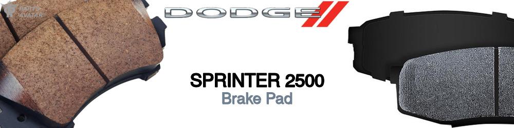 Discover Dodge Sprinter 2500 Brake Pads For Your Vehicle