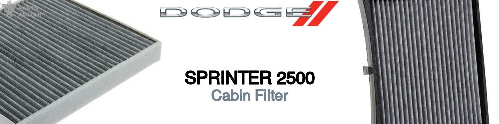 Discover Dodge Sprinter 2500 Cabin Air Filters For Your Vehicle