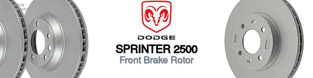 Discover Dodge Sprinter 2500 Front Brake Rotors For Your Vehicle