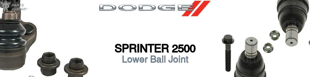 Discover Dodge Sprinter 2500 Lower Ball Joints For Your Vehicle