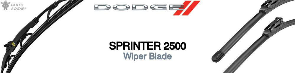 Discover Dodge Sprinter 2500 Wiper Blades For Your Vehicle