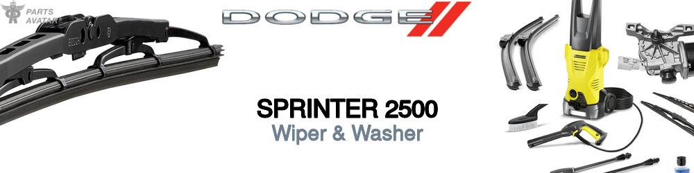 Discover Dodge Sprinter 2500 Wiper Blades and Parts For Your Vehicle