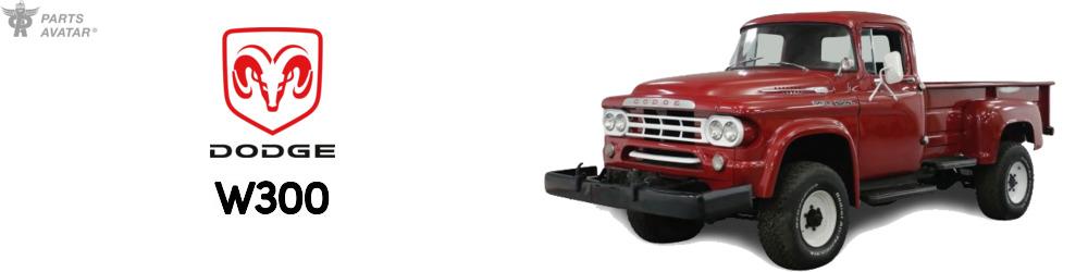 Discover Dodge W300 Parts For Your Vehicle