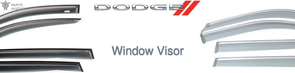 Discover Dodge Window Visors For Your Vehicle