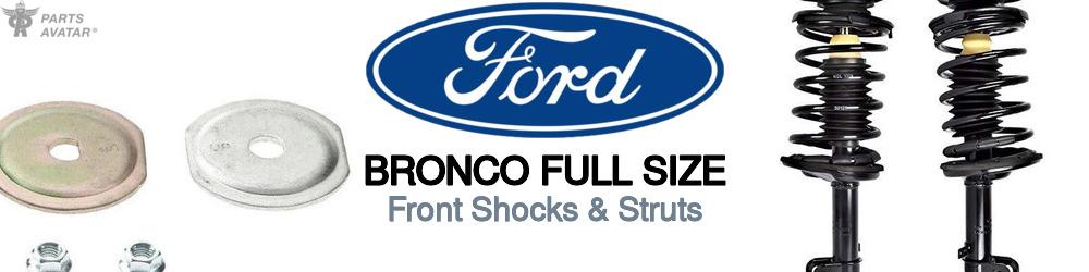 Discover Ford Bronco full size Shock Absorbers For Your Vehicle