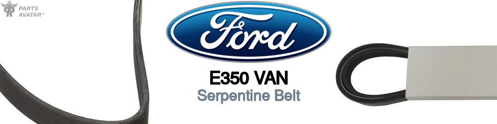Discover Ford E350 van Serpentine Belts For Your Vehicle