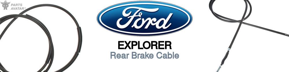 Discover Ford Explorer Rear Brake Cable For Your Vehicle