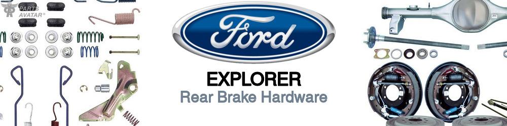 Ford Explorer Rear Brake Hardware