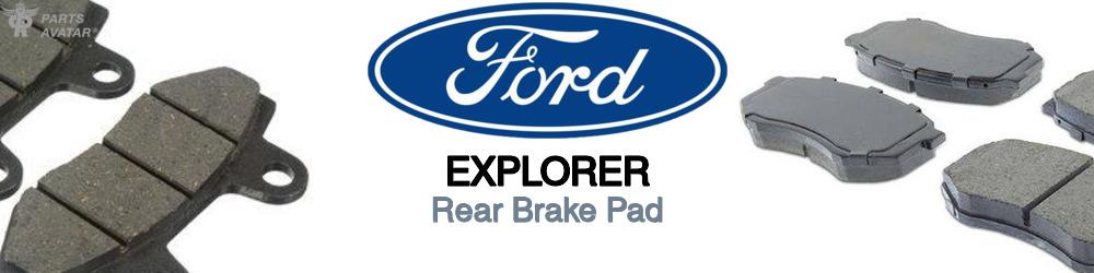 Ford Explorer Rear Brake Pad
