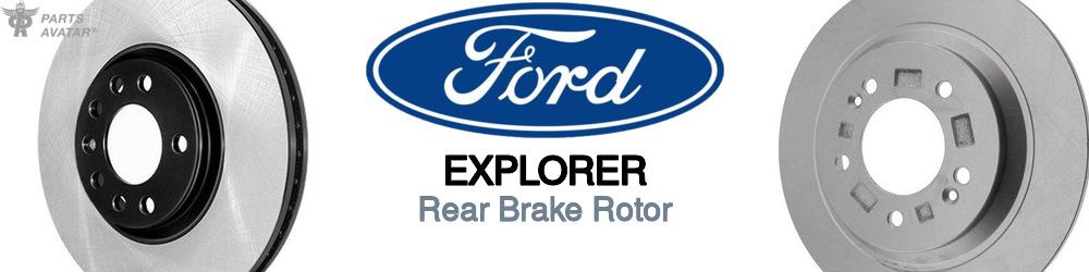 Ford Explorer Rear Brake Rotor