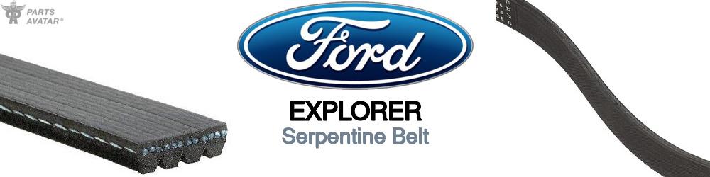 Discover Ford Explorer Serpentine Belts For Your Vehicle