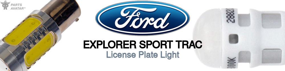 Discover Ford Explorer sport trac License Plate Light For Your Vehicle