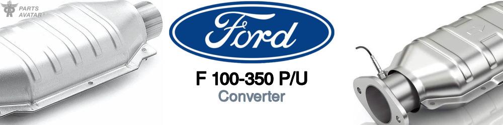 Discover Ford F 100-350 p/u Catalytic Converters For Your Vehicle