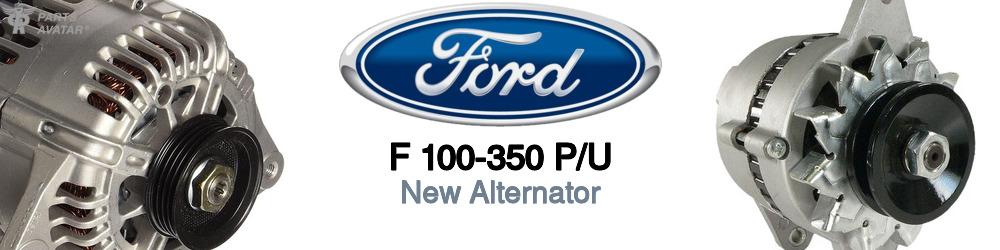 Discover Ford F 100-350 p/u New Alternator For Your Vehicle