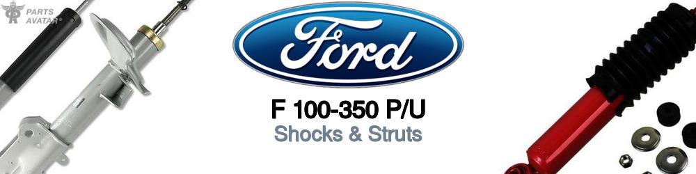 Ford F 100-350 Pickup Shocks & Struts