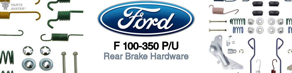 Discover Ford F 100-350 p/u Brake Drums For Your Vehicle